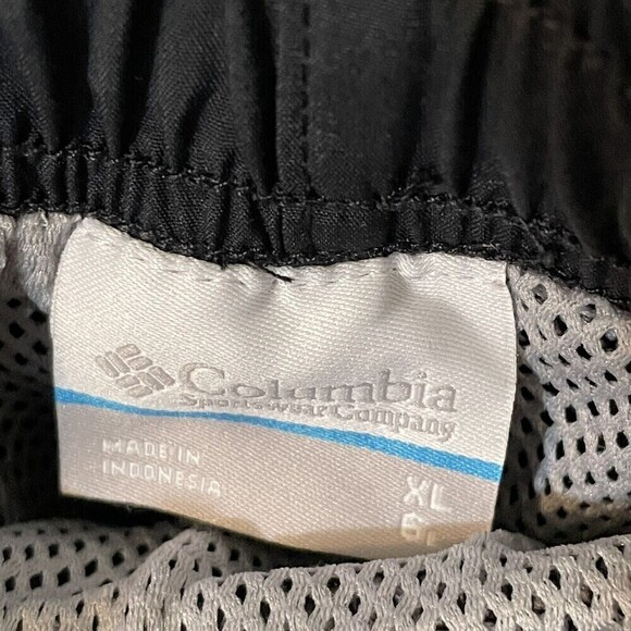 Columbia Rapid Creek Black Nylon Swim Shorts Mesh Lining Mens Size XL NEW - Picture 3 of 8